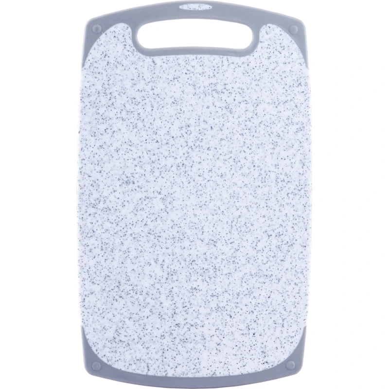 Multifunctional grey marble effect cutting board plastic chopping board