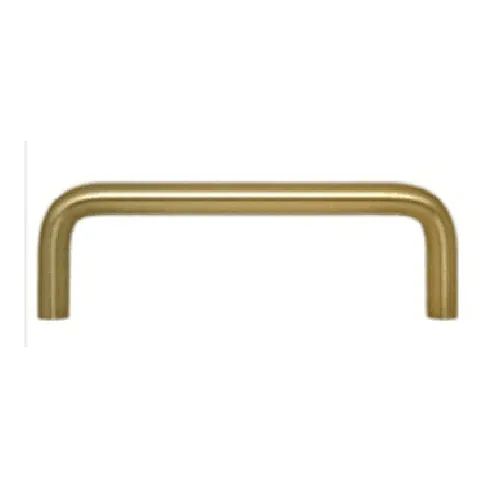 Solid brass D shape handle