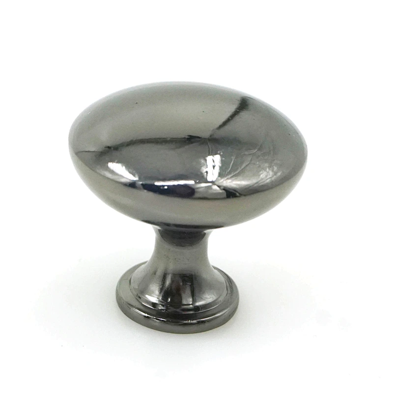High quality heavy solid zinc alloy kitchen cabinet door mushroom round knob and home Furniture cabinet handle zamak