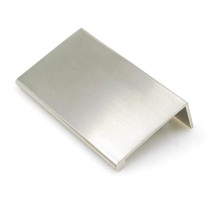 Aluminum angled pull eage handle