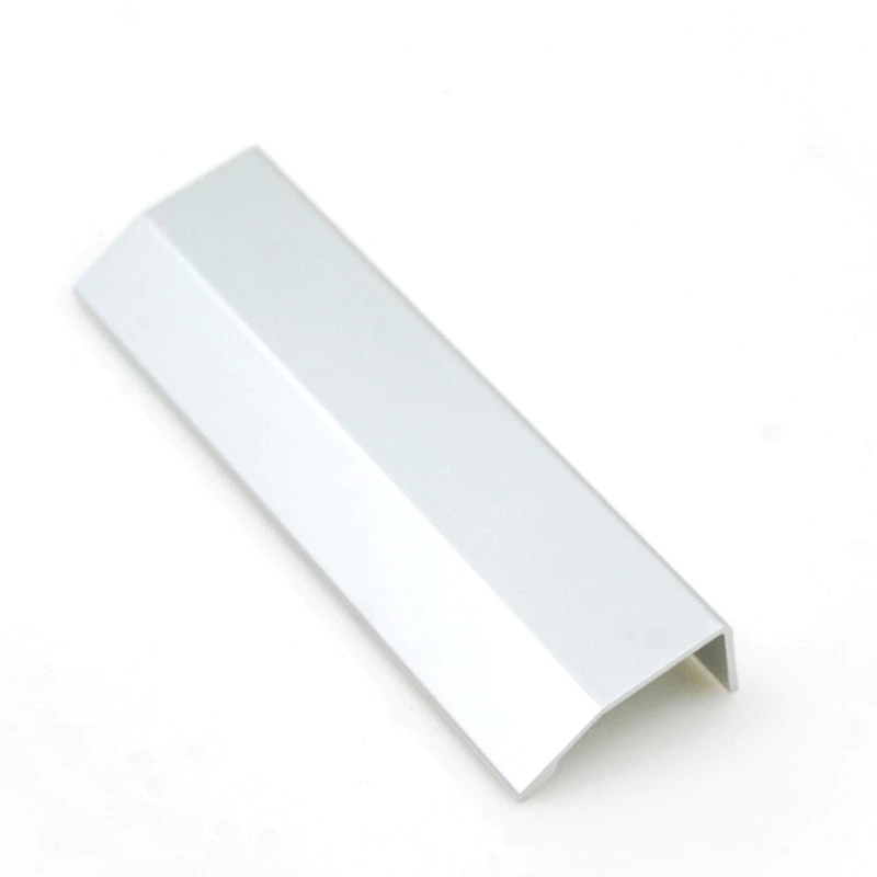 Aluminum angled pull eage handle