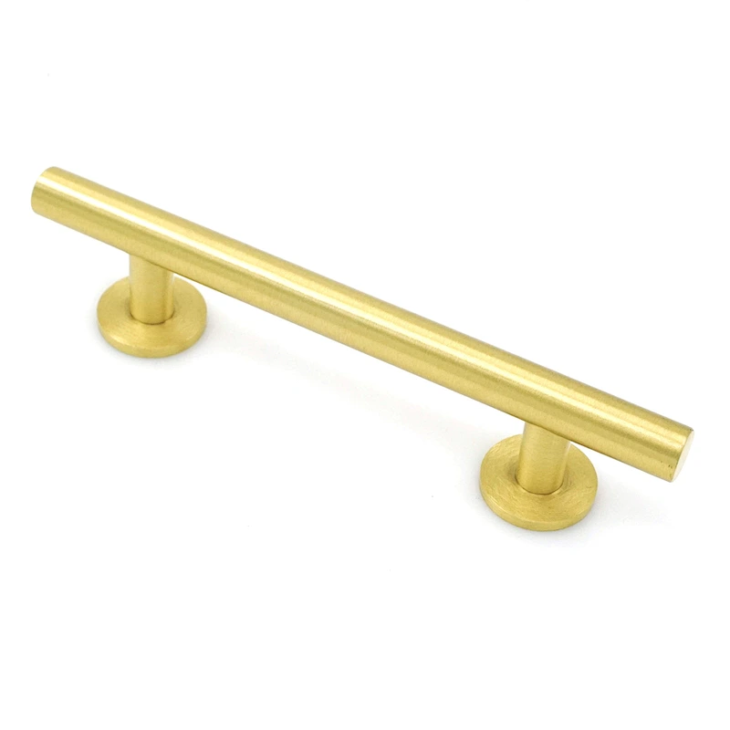 Solid brass T bar handle