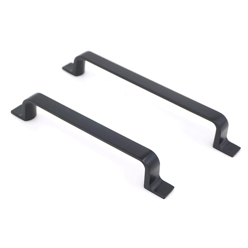 Zinc alloy handle modern style cabinet handles flat slim handle