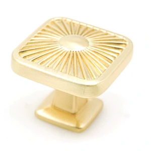 Zinc alloy knob square