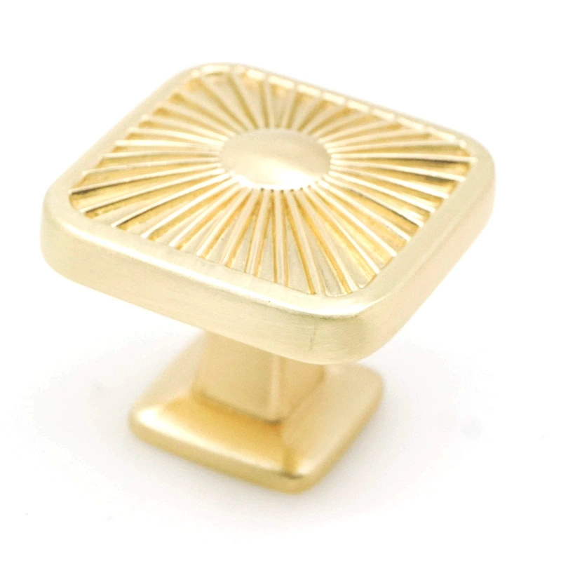 Zinc alloy knob square