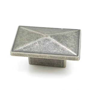 Zinc alloy knob square