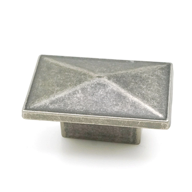 Zinc alloy knob square