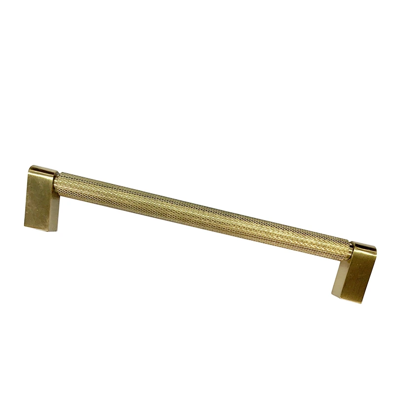 Zinc alloy knurled handle