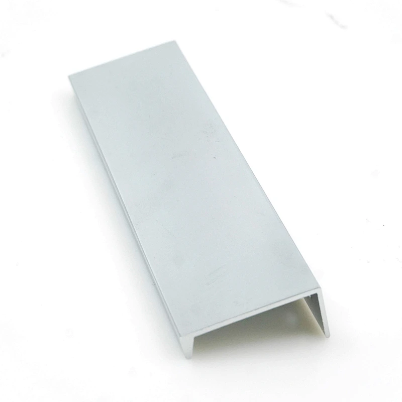 Aluminum angled pull eage handle