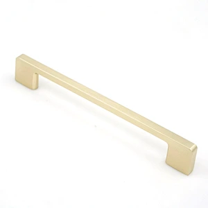 Zinc alloy slim flat square handle