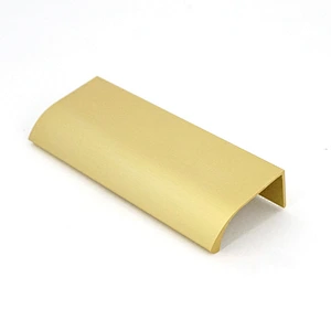Aluminum angled pull eage handle