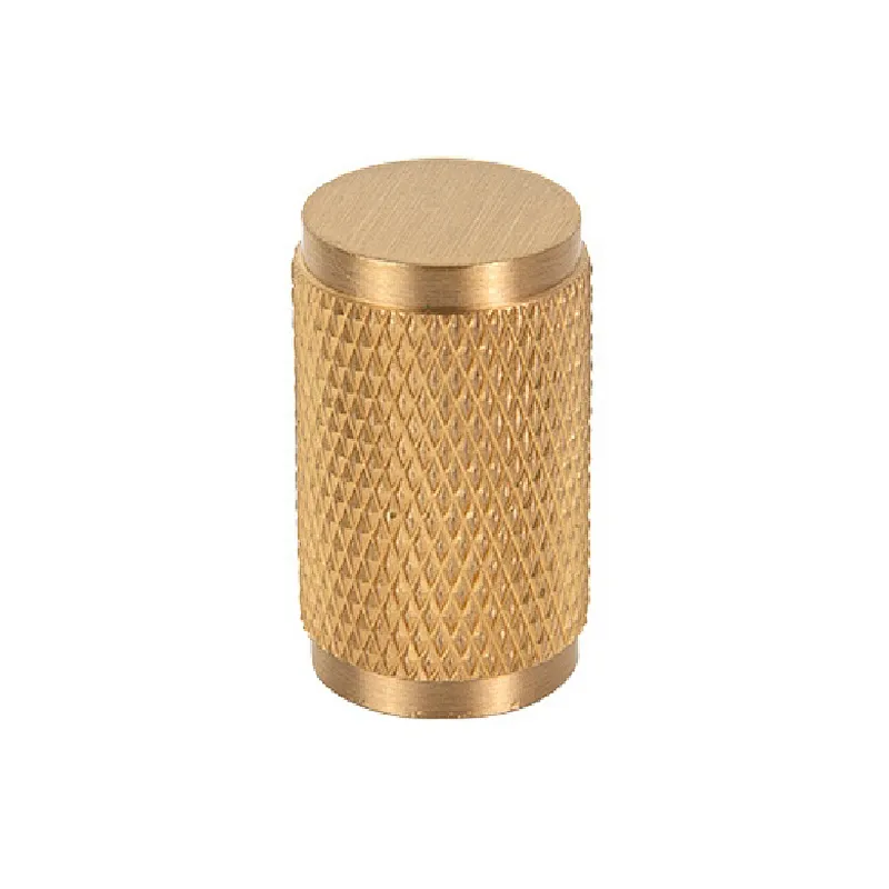 Brass knurled knob