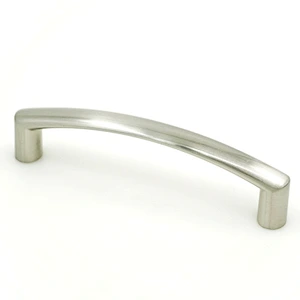 Zinc alloy kitchen cabinet flat square handle