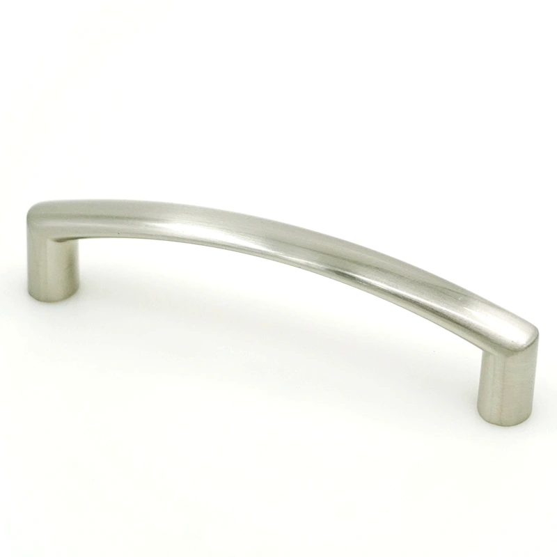 Zinc alloy kitchen cabinet flat square handle