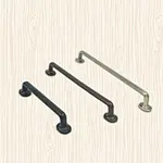 What are the materials of the cabinet handle?