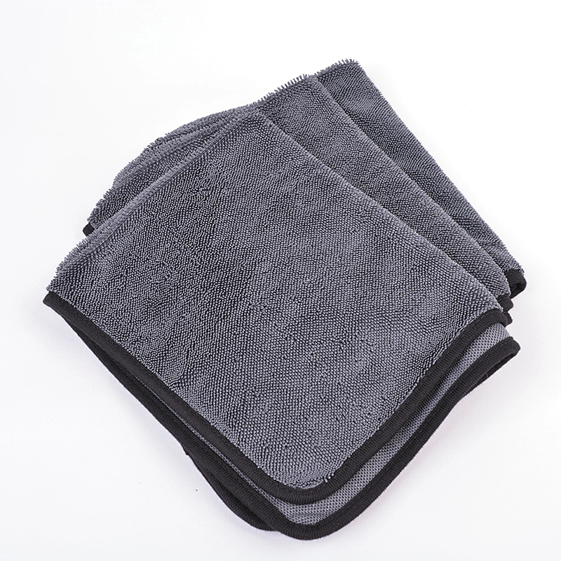 Microfiber twist towel Car cleaning towel 600-1600gsm