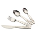Giraffe pattern 18/10 stainless steel children kids cutelry