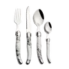 LAGUIOLE White Marble Cutlery 20pcs set