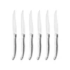 BC5092 6pc full stainless steel steak knife set Laguiole cutlery