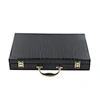 24pc stainless steel cutlery set with one leather case