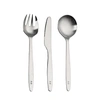 reusable cutlery set stainless steel outdoors eating utensils