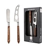 wooden handle cheese set