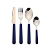 Anchor blue cutlery 16/24pc cutlery with plastic tray