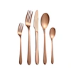 20pcs stainless steel copper colored flatware set jieyang cutlery set