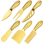 Mini cheese knife set 4 pcs. stainless steel with gift box set