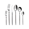 Stainless Steel Hammered Cutlery Flatware Set