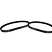 UNITTA 255-3GT-6MM Black Belt SMT PARTS TOOTHED BELT SIPLACE Transmission Belt toothed white rubber synchronous belt