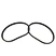 UNITTA 255-3GT-6MM Black Belt SMT PARTS TOOTHED BELT SIPLACE Transmission Belt toothed white rubber synchronous belt