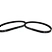 UNITTA 255-3GT-6MM Black Belt SMT PARTS TOOTHED BELT SIPLACE Transmission Belt toothed white rubber synchronous belt