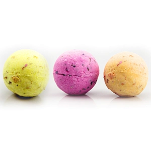 dried flower bath bombs