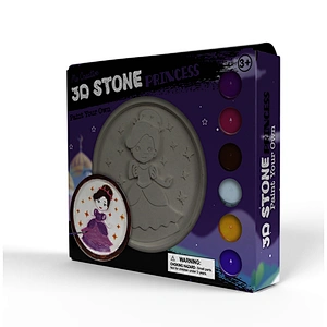 3D Stone Princess Plaster