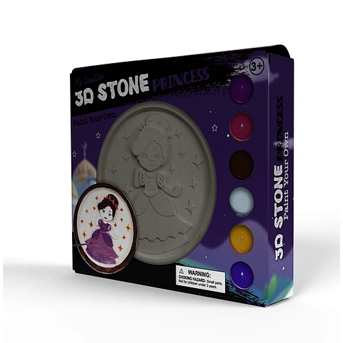 3D Stone Princess Plaster