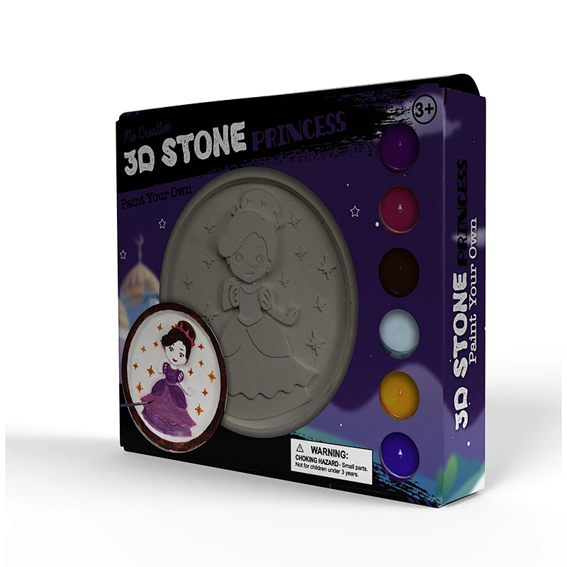 3D Stone Princess Plaster