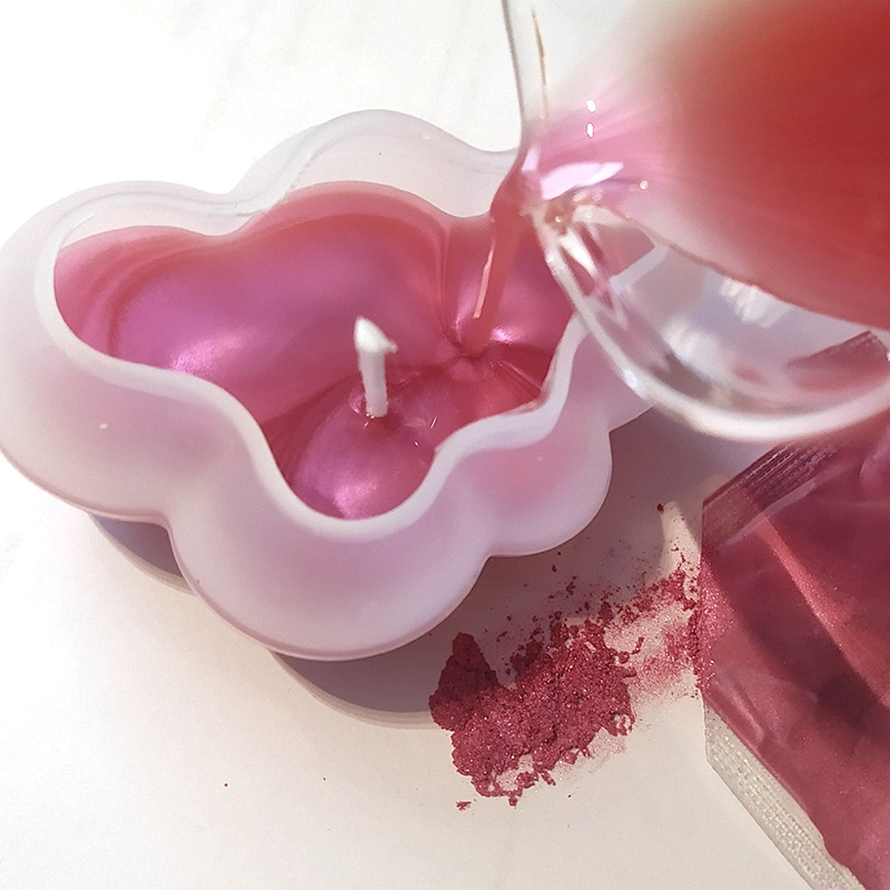 DIY cloud candle