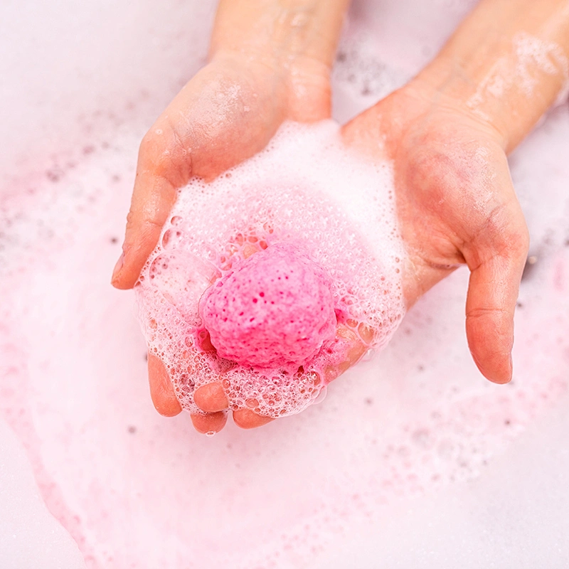 dried flower bath bombs