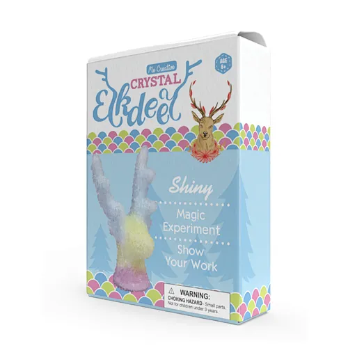 colorful antler crystal growing kit
