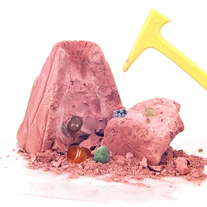 volcano gemstone dig kit