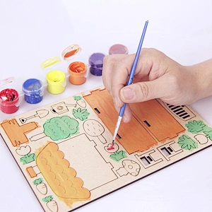 create & paint 3D jigsaw puzzle