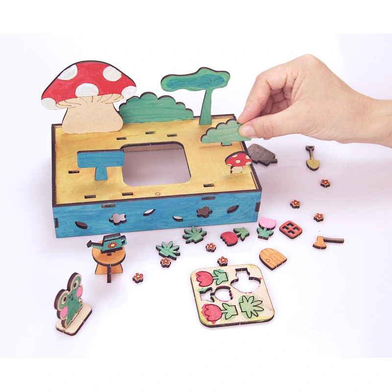 create & paint mushroom