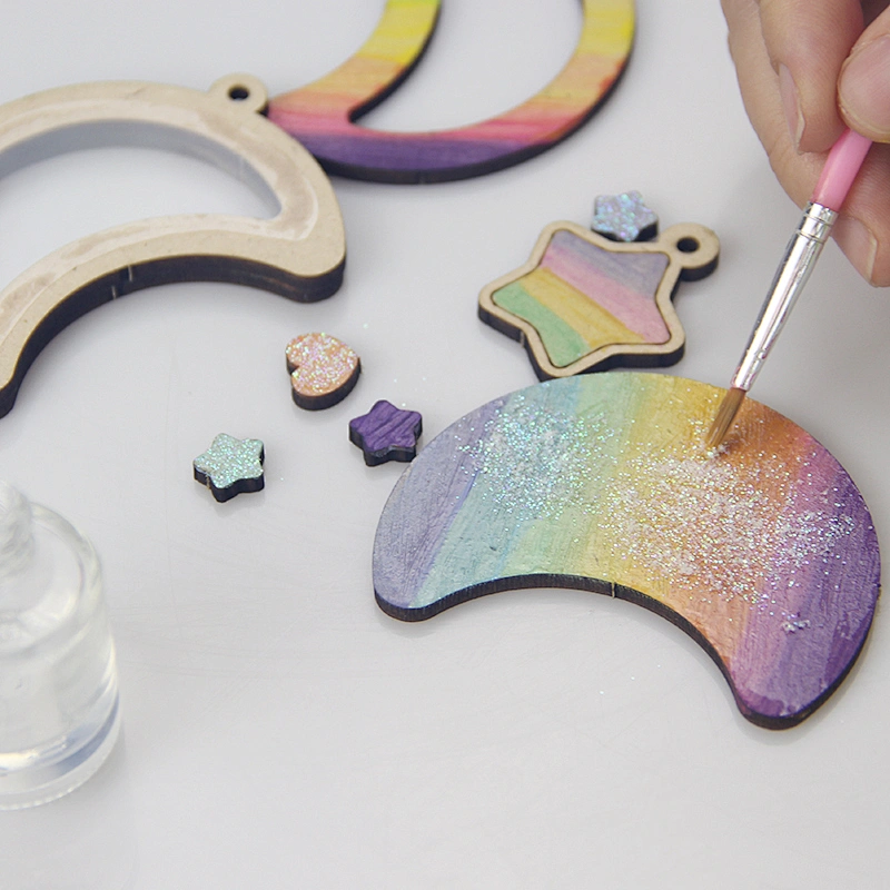 create & paint shiny hangings