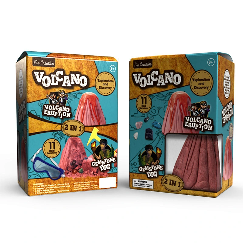 volcano gemstone dig kit