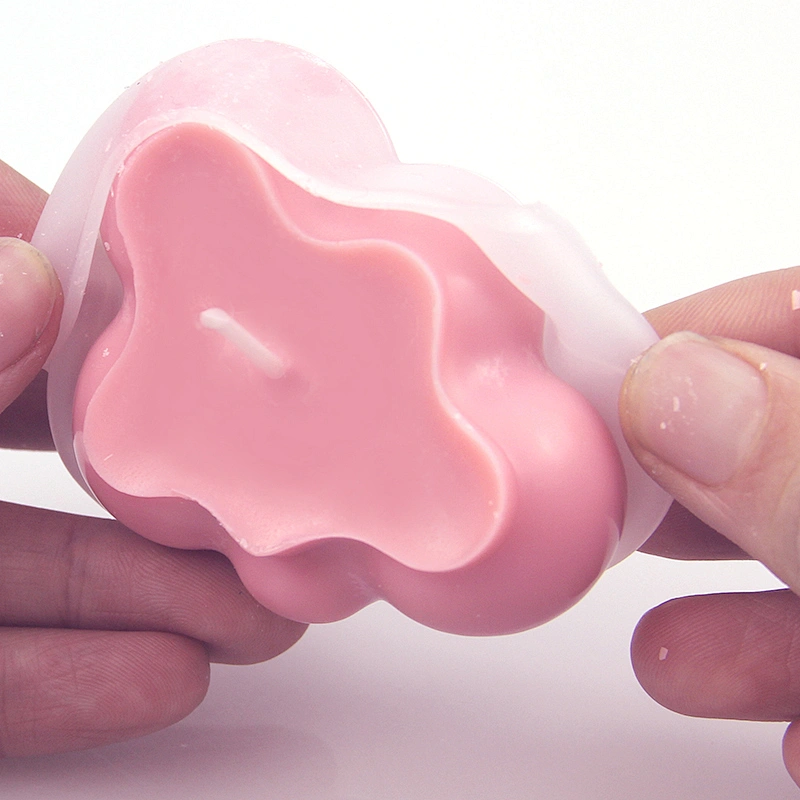 DIY cloud candle