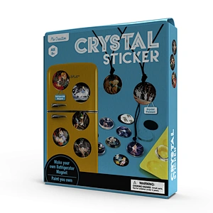 crystal refrigerator magnet
