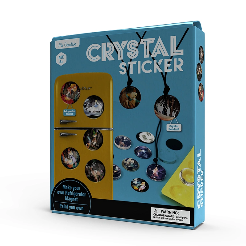 crystal refrigerator magnet