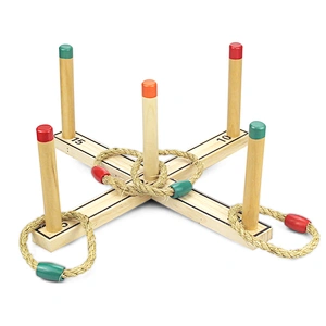 Wooden Ring Toss Game
