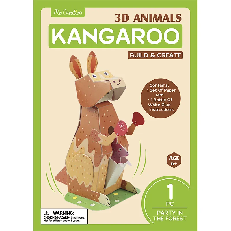 3D kangaroo paper jam